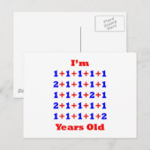 29 jaar oud! briefkaart (Voorkant / Achterkant)