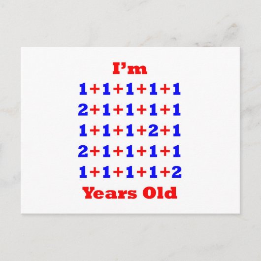 29 jaar oud! briefkaart (Voorkant)