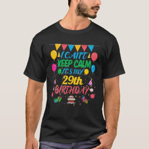 29 jaar oud cadeau dat ik niet rustig kan houden H T-shirt