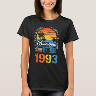 29 jaar oud Geweldige september 1993 29e B T-shirt