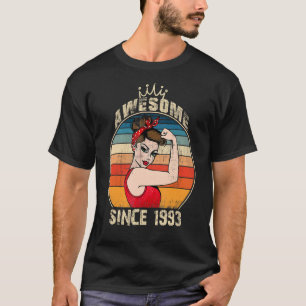 29 jaar oud Geweldige sinds 1993 29e verjaardag vr T-shirt