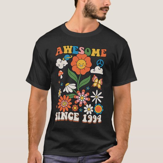 29 jaar oud Geweldige sinds 1994 Groovy Retro 29th T-shirt (Voorkant)