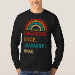 29 jaar oud Geweldige sinds januari 1994 29e geboo T-shirt