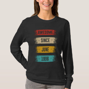 29 jaar oud Geweldige sinds juni 1996 29ste verjaa T-shirt