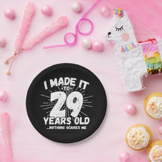 29 Jaar Oud Sarcastisch Meme Grappig 29e Verjaarda Papieren Bordje (Feest)