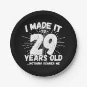 29 Jaar Oud Sarcastisch Meme Grappig 29e Verjaarda Papieren Bordje (Voorkant)