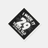 29 Jaar Oud Sarcastisch Meme Grappig 29e Verjaarda Servet (Hoek)