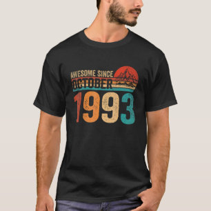 29 jaar oude 29e verjaardag Geweldige sinds oktobe T-shirt