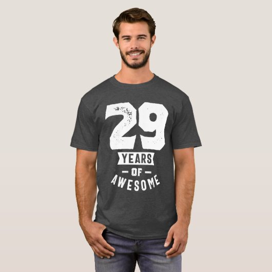 29 jaar oude cadeau | 29e verjaardag van cadeauide t-shirt (Voorkant volledig)