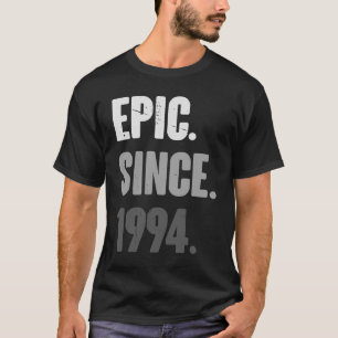 29 jaar oude Vintage 1994 29e verjaardag Decora T-shirt