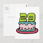 29 jaar oude vogelbeker briefkaart (Voorkant / Achterkant)