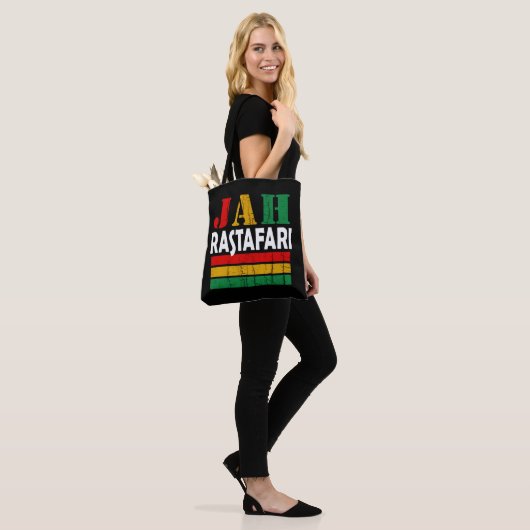 29 Jah Rastafari Tote Bag (Op model)