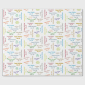 29 januari, cadeaupapier voor thuisdag (Vlak)