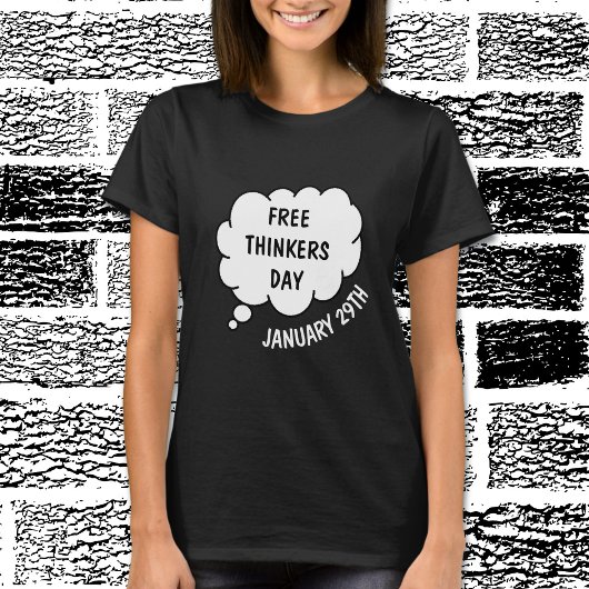 29 januari is gratis Thinkers Day shirt