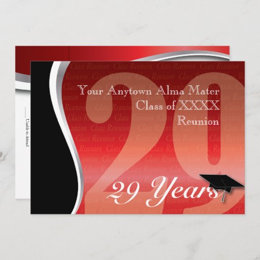 29-jarige vakbond kaart (Voorkant / Achterkant)