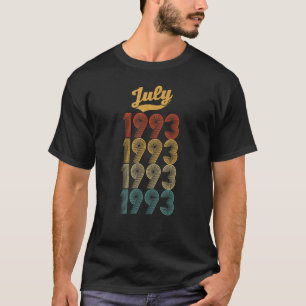 29 juli 1993 29 jaar oud t-shirt