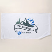 29. Kleurhanddoek van Gaufest Strandlaken (Voorkant)