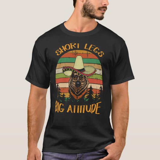 29 Korte Poten Grote Houding Schattige Duitse Herd T-shirt (Voorkant)