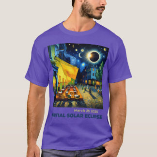 29 maart 2025 Gedeeltelijke zonsverduistering Nach T-shirt