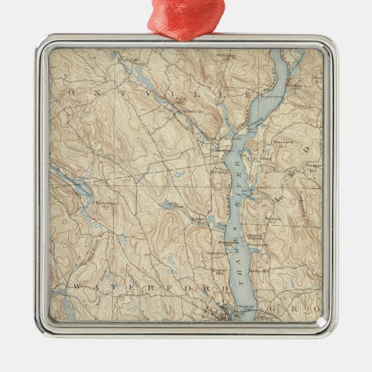 29 New London sheet Metalen Ornament (Voorkant)