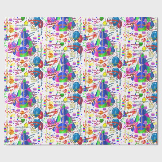 29 september, cadeaupapier (Vlak)