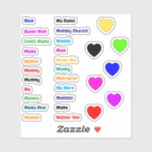29 STKS - Mom Stickers (naam van moeder synoniemen (Vel)