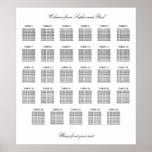 29 Tafel Elegante Minimalistische Zitplaatsindelin