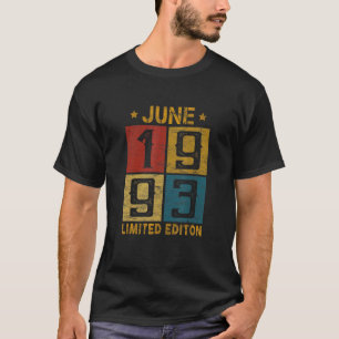 29 Verjaardag juni 1993 Geboren in 1993 29 jaar ou T-shirt