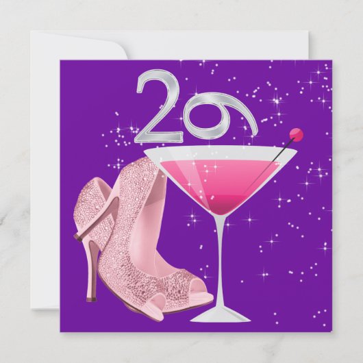 29 WEDEROM Uitnodiging van het Verjaardagsfeest do (Voorkant)