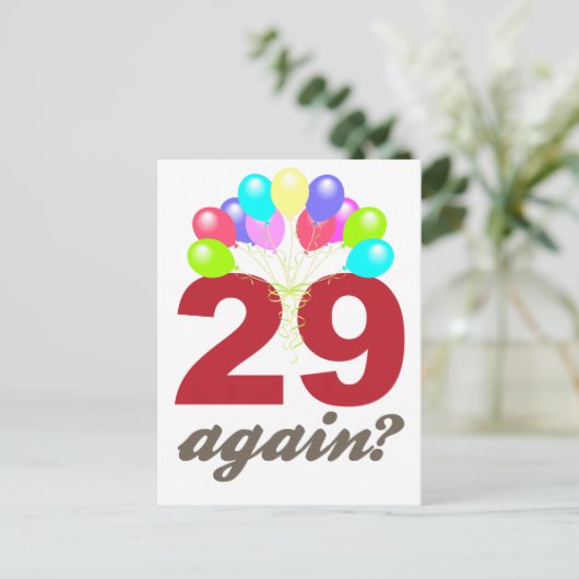 29 weer? briefkaart (Staand voorkant)