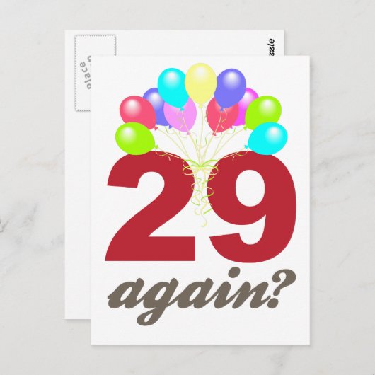 29 weer? briefkaart (Voorkant / Achterkant)