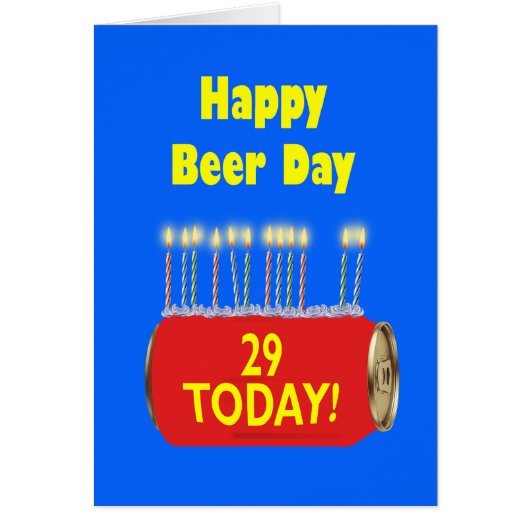 29e dag van de gelukkige dag van de Verjaardag (Voorkant)