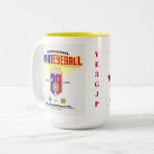 29e IGEB- en 3e Westkust-Jamboree-Mok Tweekleurige Koffiemok (Voorkant links)