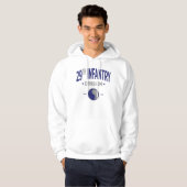 29e Infanterie "Blue & Grey" Divisie Hoodie (Voorkant volledig)