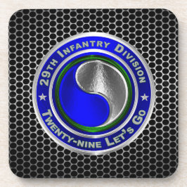 29e infanteriedivisie bier onderzetter