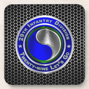 29e infanteriedivisie bier onderzetter