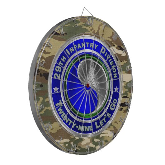 29e infanteriedivisie dartbord (Voorkant Links)