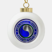 29e infanteriedivisie keramische bal ornament (Voorkant)