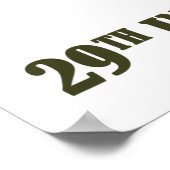 29e infanteriedivisie poster (Hoek)