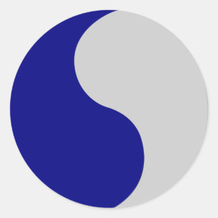 29e infanteriedivisie ronde sticker