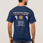 29e infanteriedivisie t-shirt (Achterkant)