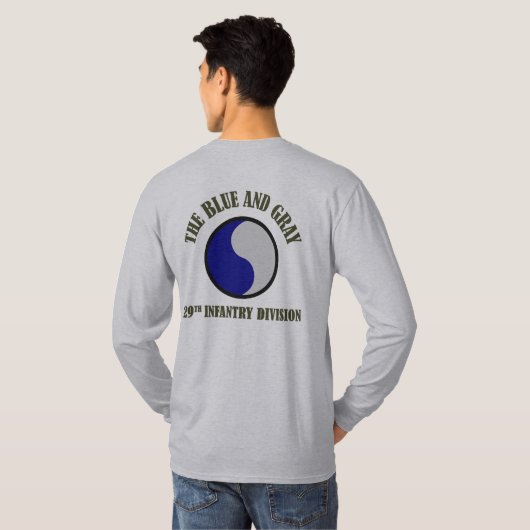 29e infanteriedivisie t-shirt (Achterkant volledig)