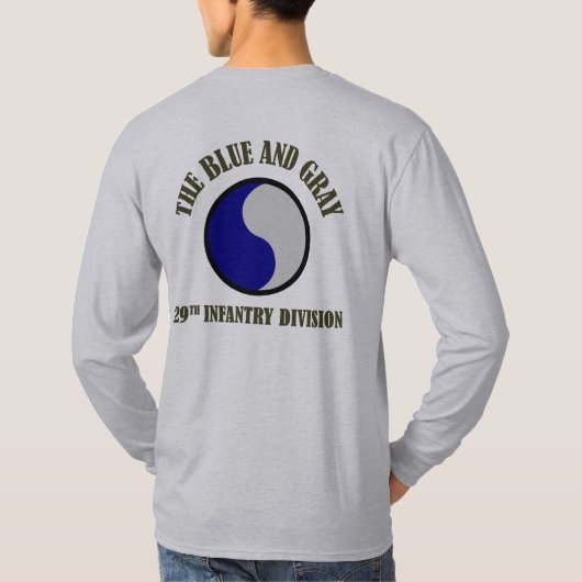 29e infanteriedivisie t-shirt (Achterkant)