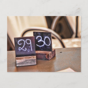 29e of 30e verjaardag Briefkaart