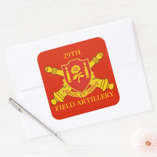 29E STICKER VELDARTILLERIE (Envelop)