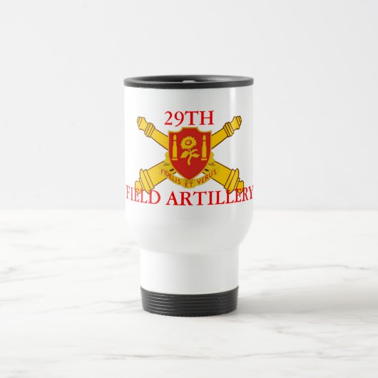 29E VELD ARTILLERY TRAVEL MUG REISBEKER (Center)