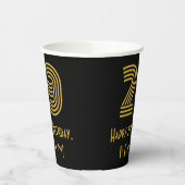 29e verjaardag: Art Deco Geïnspireerde look "29" e Papieren Bekers (Links)