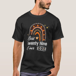 29e verjaardag Beste 29 jaar oud regenboogluipaard T-shirt