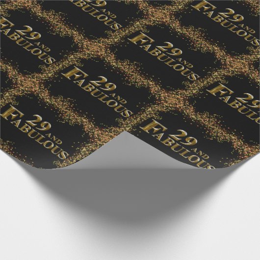 29e verjaardag cadeaupapier (Hoek)