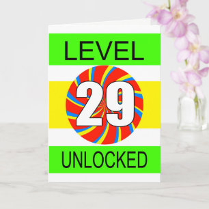 29e verjaardag Computer Gamer Kaart